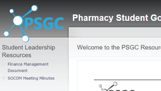 The Pharmacy Student Government Council homepage